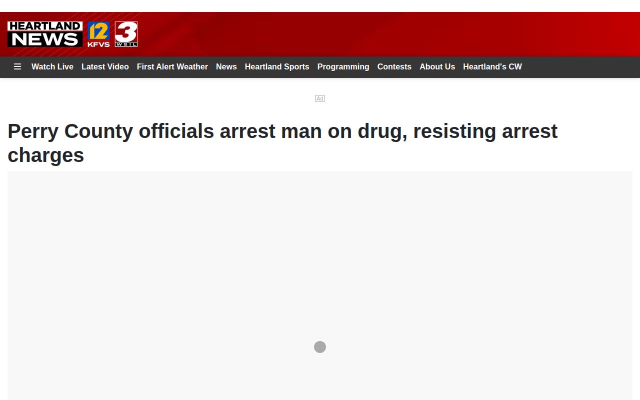 KFVS Perry County arrest report as event-driven regional coverage